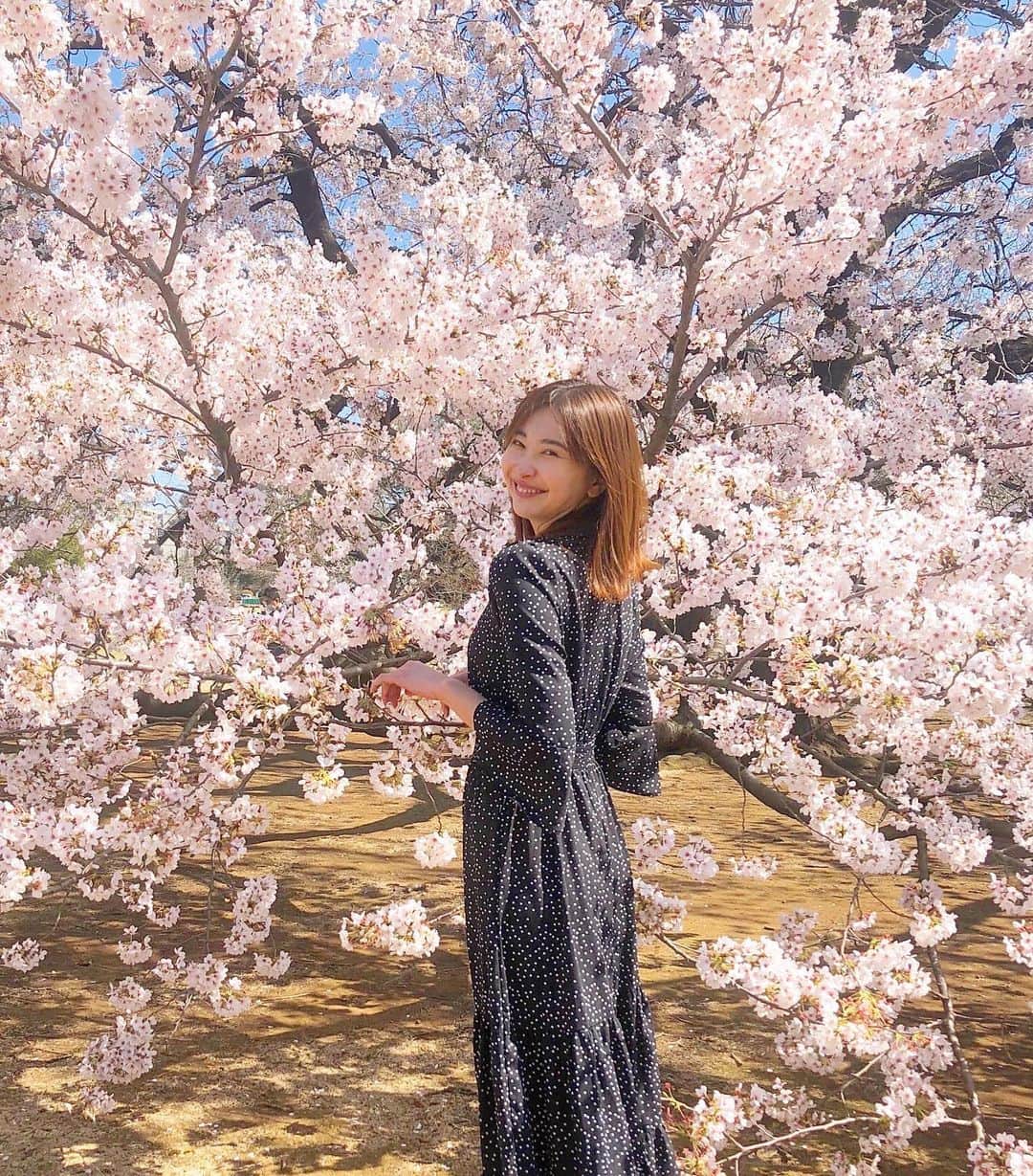 のインスタグラム：「😊🌸 ・ ・ 載せてなかった写真を☺️✨🌸 ・ ・ 相変わらず、コロナに怯えながら過ごす日々😔 ・ ・ 一人一人コロナに対する意識を高め、移らないように、移さないように、引き継ぎ積極的に対策していきましょうね👍 ・ ・ #桜」