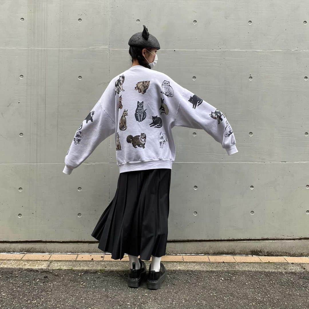 相羽瑠奈さんのインスタグラム写真 - (相羽瑠奈Instagram)「🐈🐈🐈 今日は動きやすい ゆるゆる白黒ニャンコで頑張りました 🐱🖤♡」4月3日 22時52分 - rone.runa
