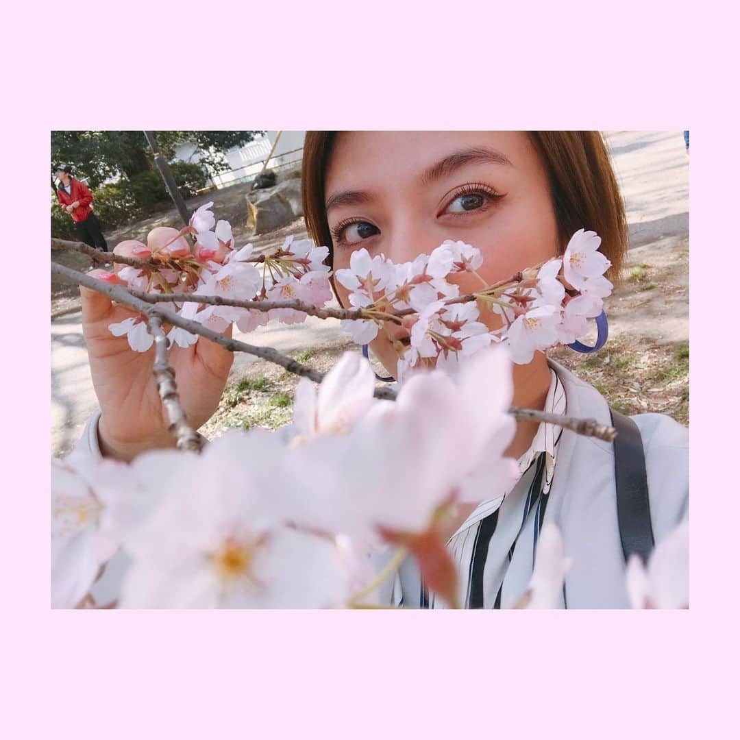 大石参月さんのインスタグラム写真 - (大石参月Instagram)「去年の今頃にお仕事で仙台へ行った時に見た桜🌸 たくさんの人が桜を眺めて、写真を撮って、ご飯を食べたりおしゃべりしたり(*´∀｀*) そんなほっこりした春が来年は戻ってきます様に✨ #去年の桜 #大石参月」4月3日 23時26分 - ohishi_mitsuki