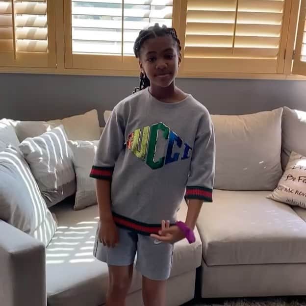 ゲームのインスタグラム：「One of the coolest things about being quarantined is, I get to be my daughters Tik Tok camera man 🤣 [Follow her Tik Tok: love_cali.1] & support my baby’s videos... she’s cool 😎 & getting too big too fast..... where’d my lil baby go 🤷🏾‍♂️ #GirlDad」