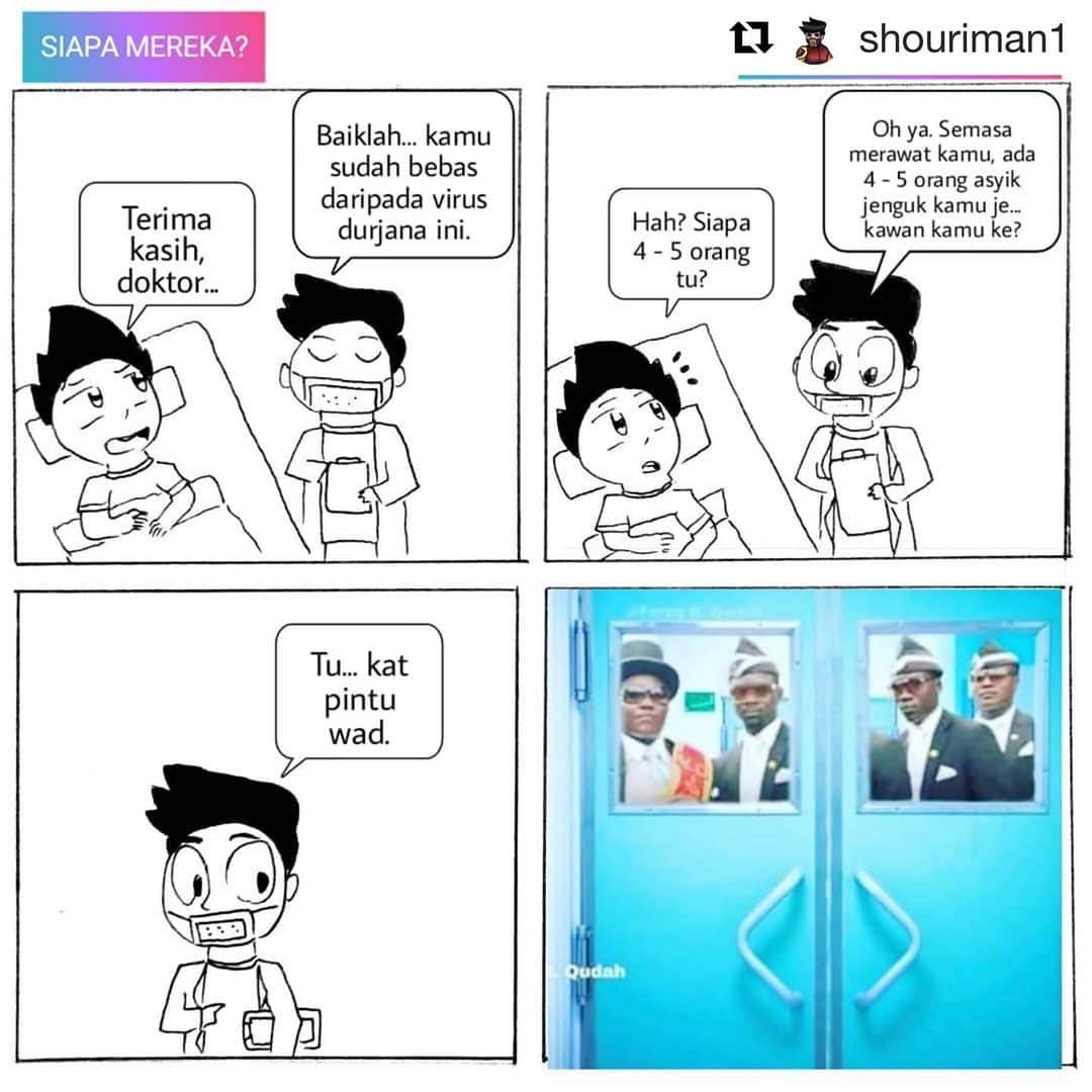 Koleksi Komik Malaysiaさんのインスタグラム写真 - (Koleksi Komik MalaysiaInstagram)「#Repost @shouriman1 with @get_repost ・・・ If you know these guys, you're a real memer. Please like, share and follow to more incredible artworks, comics and memes. (Maybe some RIP mah English). . HAPPY BIRTHDAY TO @dycream_ 🎂🎉🎈🎊🎁 Weigang Squad Show™ announced @dycream_ as guest character from these comic. Follow @dycream_ to more western style artworks and some comics and follow @dycream_artz to English version! .  My advice during Coronavirus Day (Covid - 19): STAY AT HOME TO WATCHING MOVIES OR ANIME LIKE BOKU NO PICO AT NETFLIX OR YOUTUBE AND EAT SOME POPCORN AND DON'T GO ANYWHERE IF YOU ALL DON'T WANNA TO DIE!!! Thank you... . . P\S: Don't worry, now there are two versions of my comic language (Malay and English) . 🇲🇾🇬🇧 . . I hope you like it comic. For 13+ or above only (PG) . . Please Like and Follow to more comics, memes, and artworks! Also please Share to another people to read this! @shouriman1 . . . #sketches #sketchbook #sketch #drawing #draw #drawings #drawthisinyourstyle #drawingoftheday #illustratorsofinstagram #illustration #illustrator # #instart #instagram #instagood  #beautiful #artist #art #artistic_share #cute  #artwork #animation #creative  #cyberpunk #love #dtiys #tbt happy #followme #angrybirds  picoftheday .」4月4日 14時53分 - tokkmungg_exclusive