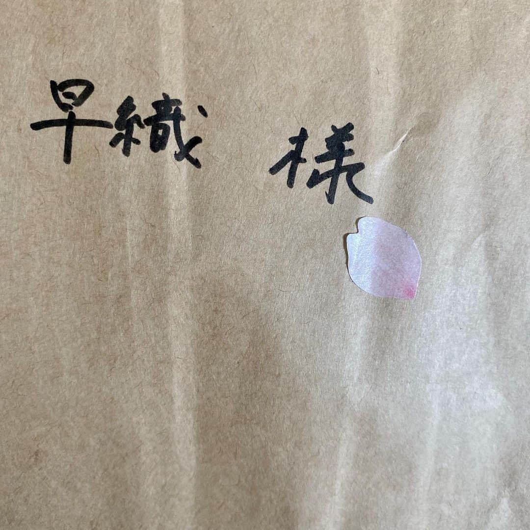 早織さんのインスタグラム写真 - (早織Instagram)「友人から春のおたより」4月4日 15時01分 - saorioboegaki