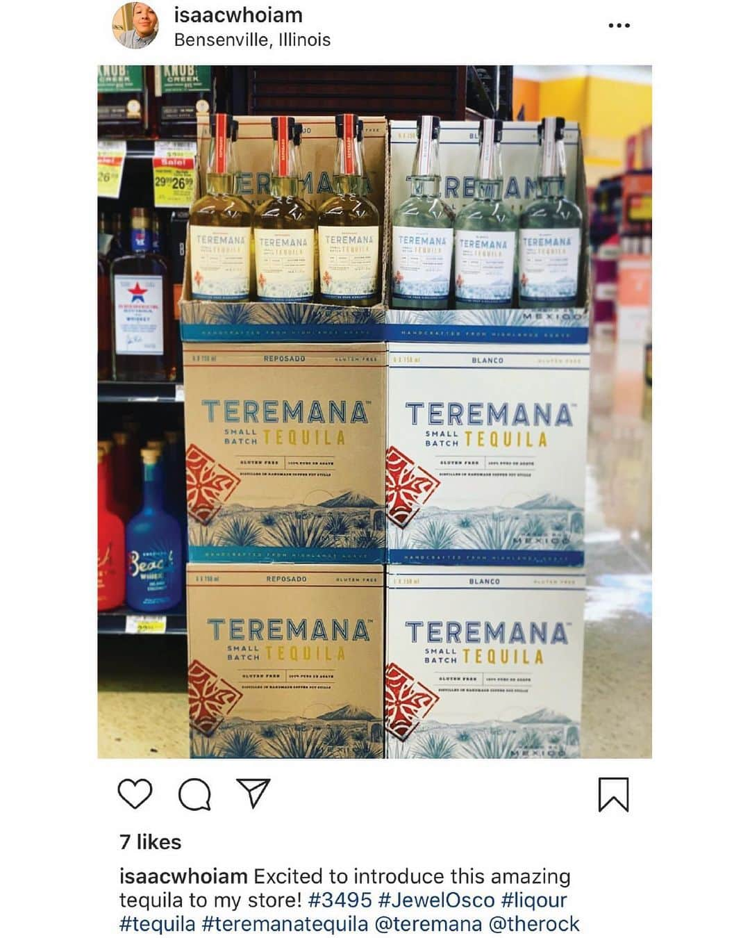 ドウェイン・ジョンソンさんのインスタグラム写真 - (ドウェイン・ジョンソンInstagram)「Mahalo to all the liquor store owners across the country for your support of @teremana Tequila, I can’t tell you how incredible your shout outs are to see 🙏🏾🥃 Most importantly, thank you for taking care of the people and bringing everyone a little joy to get thru these tough times.  Stay healthy, my friends.  #ManaOhana 🥃」4月5日 2時52分 - therock