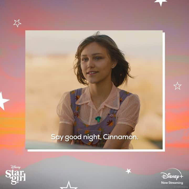 飯端美樹のインスタグラム：「Who’s ready for a Cinnamon appreciation post? @Stargirl is now streaming on #DisneyPlus」