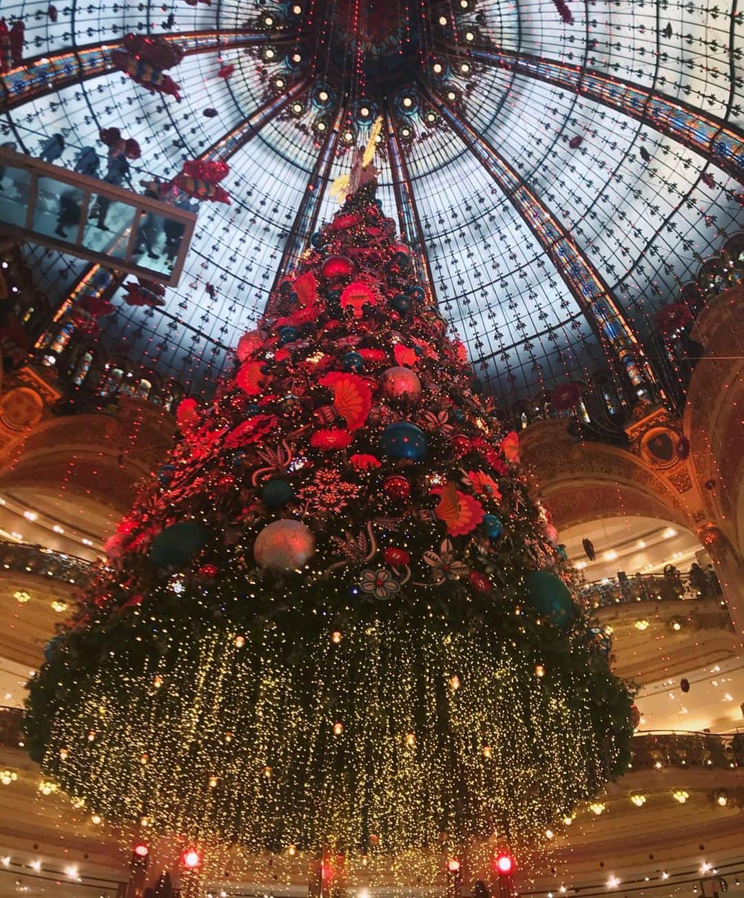 RinRinさんのインスタグラム写真 - (RinRinInstagram)「Paris in December~ good memories✨such a beautiful city! Thanks for spending the day with me @inesarjoun @marietuonetar @miladeblois !  12月のパリ〜いい思い出ばかり✨やっぱりピリおしゃれだね❤️ (📸 by @inesarjoun ) . . Coat: #desigual Dress: #pameopose Tights: #tutuanna Shoes: #jellybeansshoes  Bag: #milk Scarf: #qpot . . 👉🏻 #rinrinootd #rinrininparis . . #rinrindoll #travelparis #paris #paristravel #gallerieslafayette #parischristmas #eiffeltower #levillageroyal #旅行 #パリ #ギャラリーラファイエット #エッフェル塔 #パリクリスマス」4月5日 9時48分 - rinrindoll
