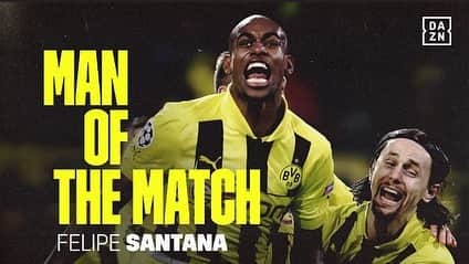 フェリペ・サンタナのインスタグラム：「DAS WUNDER VON DORTMUND  Exactly 7 years ago we performed what would come to be called “The Miracle of Dortmund”. We showed the world the meaning of fighting until the last second in search of a dream, and we won a game that everyone considered lost. I thank God every day for being part of this incredible story. Thanks @bvb09 @dazn_de to all the fans who send messages of affection thanks to that day!!! . TOR, TOR, TOR, TOOOOOOOOR FÜR BORUSSIA DORTMUND!!!! ———————————————————————— . Há exatos 7 anos atrás realizávamos aquilo que viria  a ser chamado de “O Milagre de Dortmund”. Mostrávamos ao mundo o significado de lutar até o ultimo segundo em busca de um sonho, e vencíamos de virada um jogo que TODOS davam como perdido. Agradeço a Deus todos os dias por ter feito parte dessa incrível história. Obrigado @bvb09 @dazn_de a todos os fans que enviam mensagens de carinho graças a esse dia!! . TOR, TOR, TOR, TOOOOOOOOR FÜR BORUSSIA DORTMUND!!!! . #bvb #championsleague #malaga #signalidunapark #dortmund #memories #blackyellow」