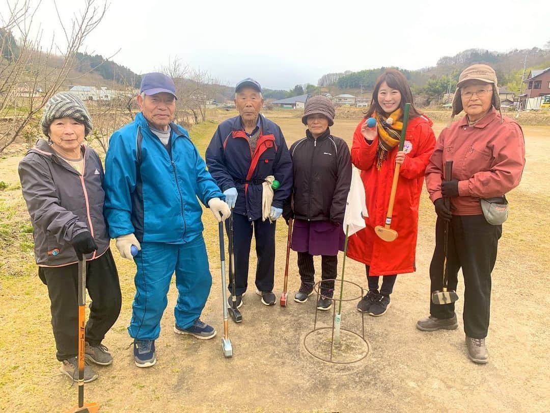 山崎聡子さんのインスタグラム写真 - (山崎聡子Instagram)「#ヨジデス #福島いいね旅 あすからの2週間はわたしが担当する#中通り 編を放送します🚶‍♂️﻿ ﻿ 今回お邪魔したのは、「#川俣町 」✨﻿ 朝から晩まで笑いに包まれた旅になりました〜😛﻿ あすは、#グラウンドゴルフ に初挑戦です⛳️﻿ ﻿ そしてヨジデス @yoji_kfb のアカウントでは、MC陣が挑戦した10秒PRを公開しています📺﻿ 春から更にパワーアップしたヨジデス、より多くの人に愛される番組になるよう私も頑張ります‼️﻿ ﻿ ﻿ #運動は得意だと思って生きてきた26年間﻿ #樋口アナのPR動画に出てくる私ひどすぎる　﻿ #運動が出来るようになるコツありますか？🙇🏻‍♂️﻿ .﻿ #福島まるごとライブヨジデス ﻿ #kfb #福島放送 #アナウンサー﻿ #山崎聡子」4月5日 11時06分 - 310puu