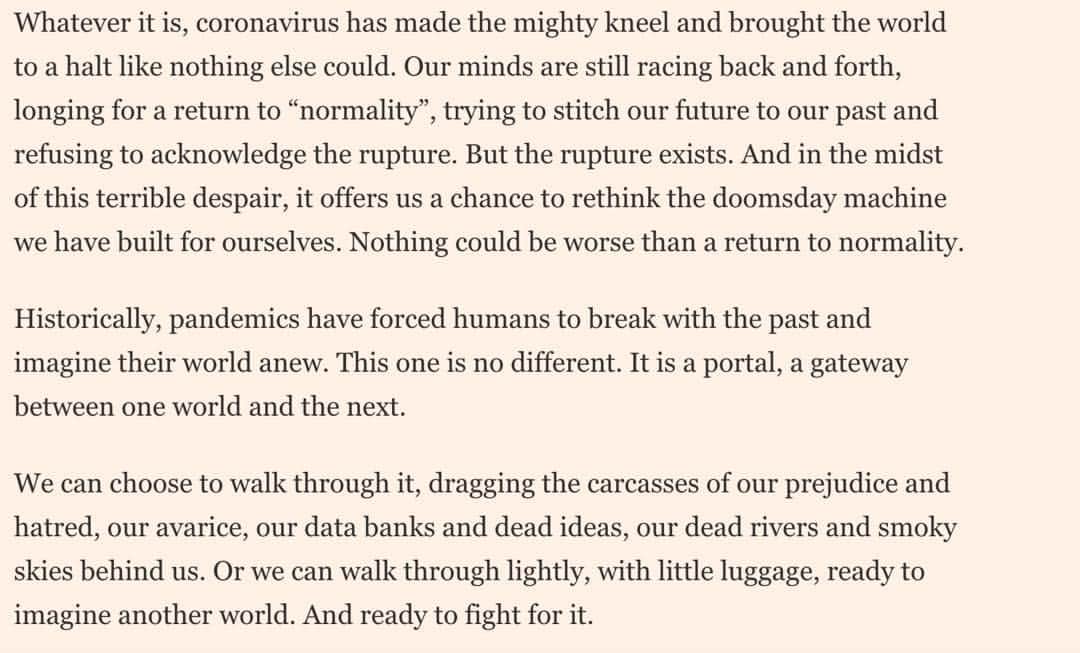 ウディ・ハレルソンのインスタグラム：「From my friend Arundhati Roy who i greatly admire for always speaking her truth in the most splendid way」