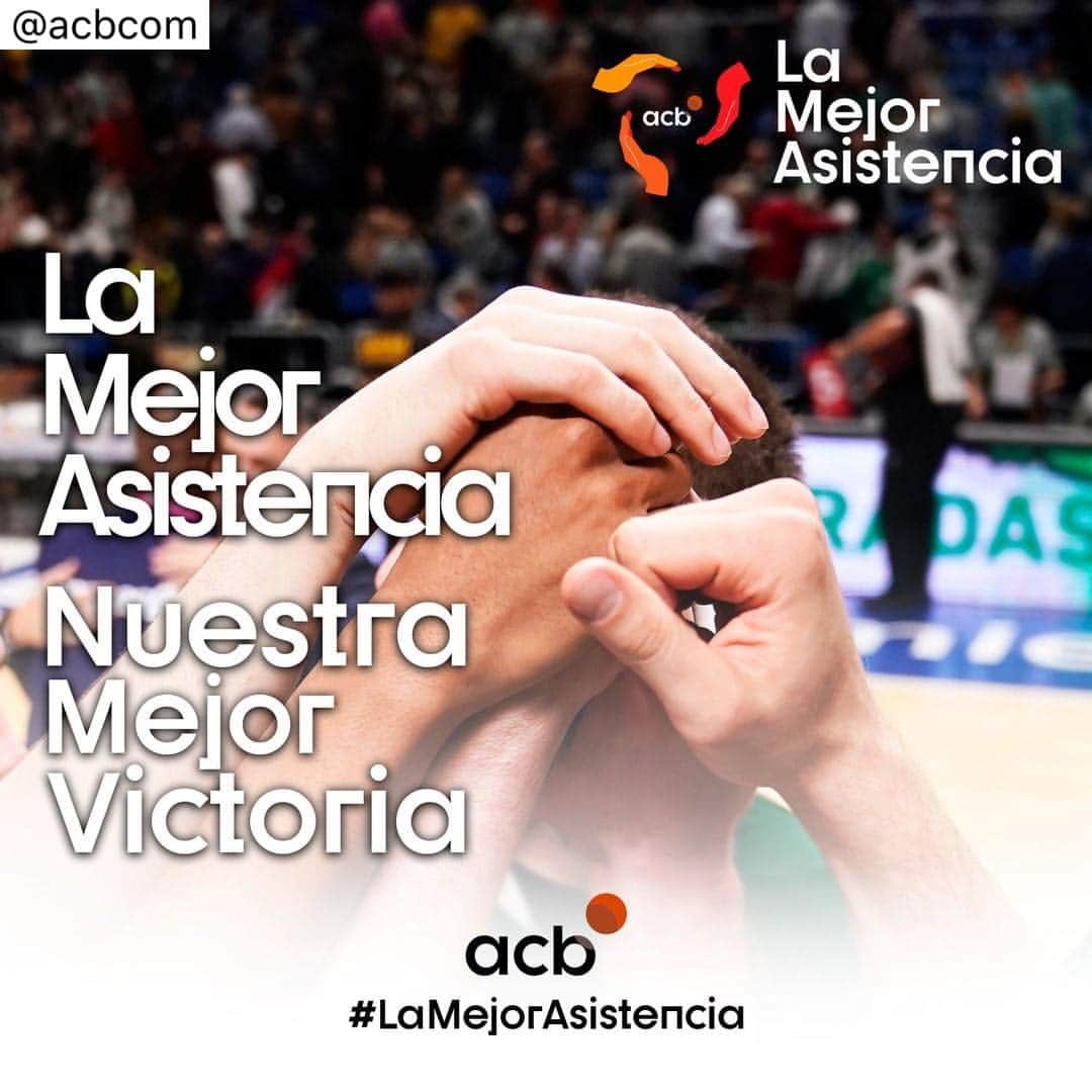 ラファエル・ナダルさんのインスタグラム写真 - (ラファエル・ナダルInstagram)「Muy contentos de esta nueva iniciativa de la acb. Nos dan  #LaMejorAsistencia para #NuestraMejorVictoria 💪🏻💪🏻💪🏻🏀💪🏻💪🏻💪🏻 @acbcom 🙌🏻」4月6日 2時04分 - rafaelnadal