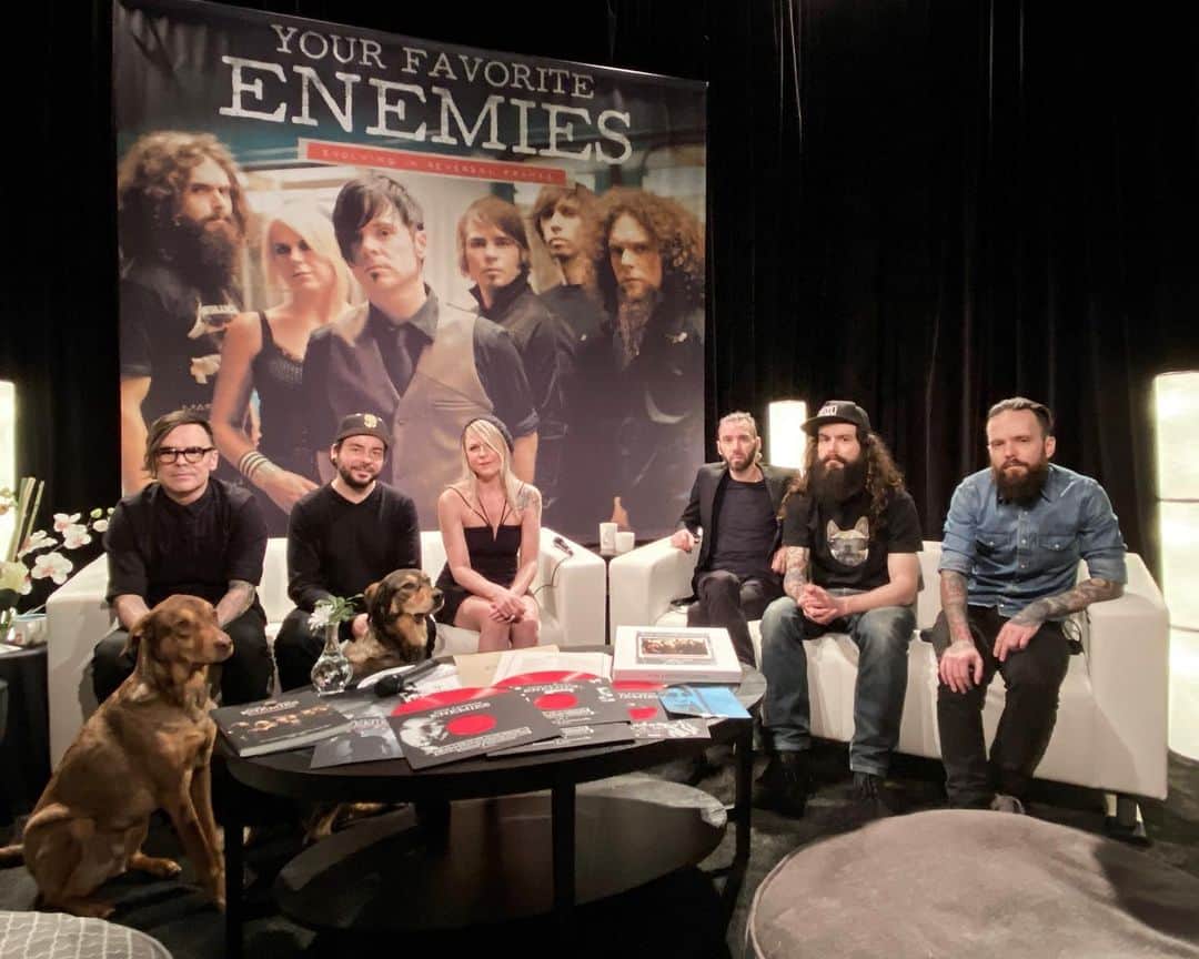 Your Favorite Enemiesのインスタグラム：「Thank you so much for those wonderful moments shared with you today! It has been incredibly powerful and meaningful for us to revisit and discuss our early days with all of you. Because really, this journey would have never seen the day without you! Thank you!  #yourfavoriteenemies #yfe #yfeearlydays #earlydays #memories #thankful」