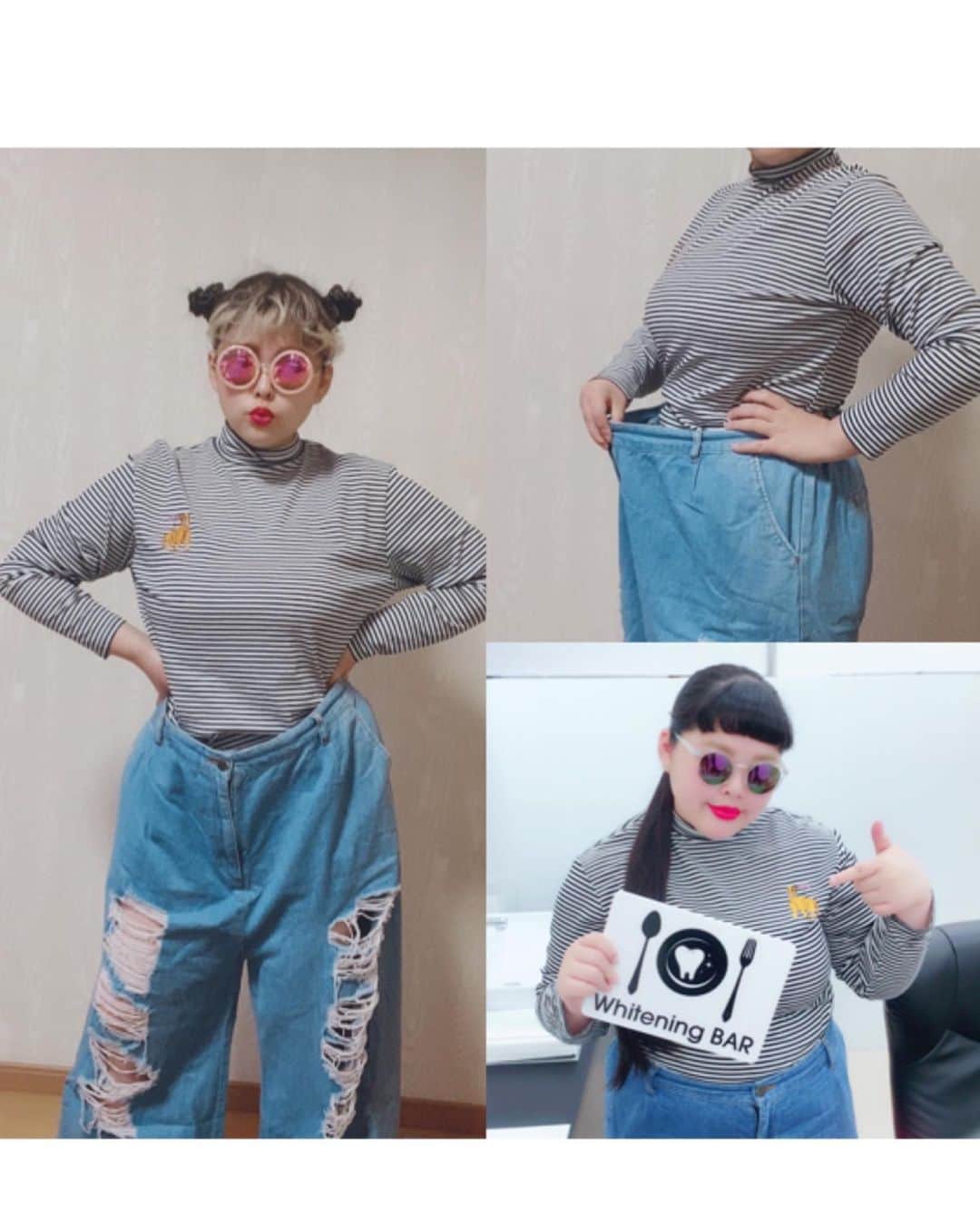 みくぴのインスタグラム：「そういえば大体30〜40kgくらい痩せました😂 痩せた理由としては実習に行ってみてこの体だと満足に子どもと遊べなかったしすぐ疲れるし動くのが面倒で仕事もテキパキと動くことができないし、とにかく膝と腰がやられて体を壊しかねないと思い、長く保育士を続けたいという思いから今回痩せることを決めました それで、どうやって痩せたの？という質問が多かったので細かく話します〜👍 ダイエットの期間としては約一年位です（今も継続中）短い間で一気に体重を落とそうとするとまず続かないしリバウンドしやすいです 一気に体重を落とそうとするということは3ヶ月〜4ヶ月くらいずっと我慢して食べない運動いっぱいしなければいけないみたいなずっと辛い期間が長く感じて諦めてしまうと思います 運動が大嫌いな私はとにかく体を動かしたくなかったので食事をどうにかしようと考えました もともと筋肉質ではあったので病院の診断でも肥満といってもお相撲さんのような筋肉質の太っちょだね〜と言われてました😂 最大に太っていた時は食べたい分だけ食べていた中に野菜など嫌いではなかったので食べたくなったら野菜は食べてました そのため私が太った理由としては偏った栄養ではなくただただ食べていた量とカロリーで太ったことが分かりました（あとは運動…😂） なので、今回のわたしのダイエット法はほぼ「食事改善」です まず、3食しっかり食べること 朝→好きなもの（朝は日中動くため消化されやすいので結構好きなものを食べていました。例えば夜に作られたハンバーグや唐揚げなど） 昼→好きなもの（朝と同様） 夜→スープとサラダ（寝る時は空腹状態で空腹睡眠というものが良いとどこかで見ました） ・飲み物は水かお茶（できるだけ沢山飲む） ・お米は一回150g（私は十六国米にしてました） こんな感じで食事を改善しました といっても朝からはそんなに食べられなかったので食パン2枚とバナナとかヨーグルトと目玉焼ウインナーご飯100gみたいな感じが多かったですね お昼はお弁当が多かったのですが、加工肉（ウインナーやベーコンなど）はダイエット食には向かないみたいで母が作った夜食のおかずを取っといてお弁当に入れたり野菜炒めやきのこソテーなど低カロリーのおかずを入れることが多かったです 大体一回の食事のカロリーを500〜700くらいにして一日の摂取カロリーは1500くらいにしてました！とにかく夜は食べないように！ 高カロリーなものがどうしても食べたくなってしまったら朝やお昼に回してました ！ポイント！ かなり我慢ができない続かない私が一年近く続けられたのは絶対に食べられない！がないこと 我慢ばっかりしてたらいつか絶対爆発します 爆発する前に頑張ってる自分に少しのご褒美を！ ダイエット中だとケーキはだめ…揚げ物はだめ…お菓子はだめ…など我慢する方が多いですが… 何でも我慢せずに私は普通に食べてました😂 といってもそんな毎日ではないですが、生理前や週に1回のペースで甘いものなど食べてました ただ！！お菓子といっても小分けにしてあるものを一つなどちょっとずつ食べるようにしてました 後は外食を良くする人なのですが、それも週に1回くらい普通に行ってました これはあまり良くないかと思いますが、外食はご褒美としてたのでその日は外食の一食だけにしてました。（もちろん昼です夜は✗） その代わり食べ放題などにも普通に行ってました ただ、外食で好きなだけ食べたためカロリーなどを考えるとその日は一食だけで充分です。 〜運動編〜 最初の頃は運動しなきゃ痩せない！って思ってスクワット100回やってみたり二週間で10キロ痩せるダンスなどもしてました😂 週末にはジムに行ってプールで歩いたり自転車漕いだり走ったり… まあどれも長くは続かなかったです😂 後は保育の実習の時は子どもと遊ぶのが大半なのでとにかく鬼ごっこなど提案して走りまくってました😂（現在も） おかげで変な筋肉が浮き上がるようになってしまいました😂 ん〜…運動に関しては特に固定でずっとやってることはないです 動かしたいときに体を動かすみたいな感じで楽〜にやってました 最初の頃はやっぱりやる気に満ち溢れているのでとにかく体を動かさなきゃ！と焦ってバカみたいに色々と試してみました まあ後に飽きてきます😕笑 体重が落ちないと尚更意味ないじゃんと思ってしまってやらなくなってしまいます が、2.3日続けたからといって効果が出るわけではないです意味ないじゃんと諦めるのではなく続けることが大切です 私の場合は本当に体が重くて辛かったのですが体重が減っていくと本当に体が軽く感じて嬉しくて体を動かしたくなってました！ 仕事や学校での移動などいつも最後だったりできるだけ無駄な行動をしないようにしていたのに体が軽く感じるようになってからは頭で考えるより先に体が動くようになりました そういうのでも少し運動してたかな？ っと、私のダイエット法はこんな感じかな？ 長くてごめんなさい本当に😅 全部は参考にならないと思いますが、是非一つでも参考になればと思います！ 大体1ヶ月に-5kgずつ落とすようにしてました （今は、-1kgくらい） 本当に特別なことはしてないです！ 食事改善と少しの運動ただそれだけです！」