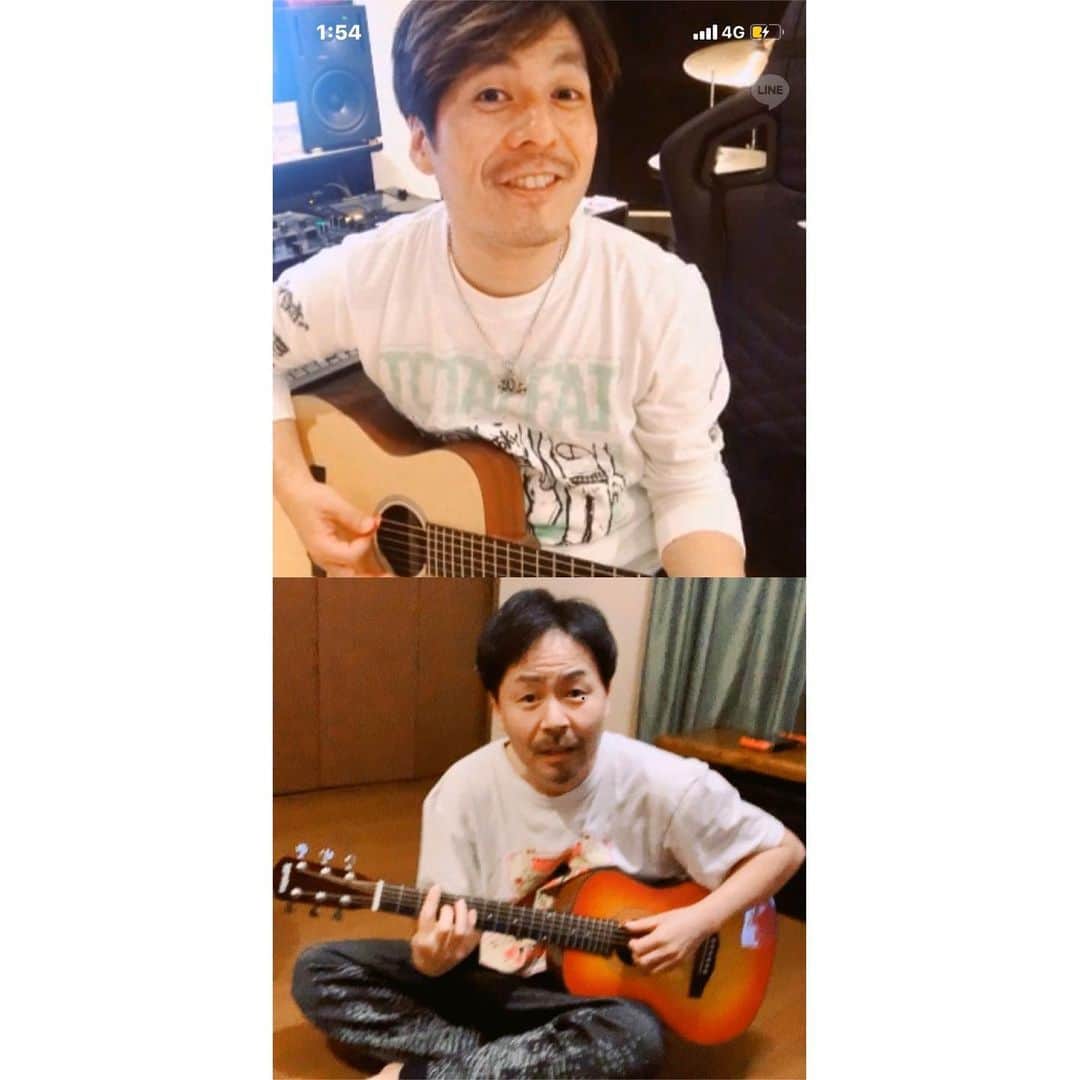 こーいちのインスタグラム：「この後22時ぐらいからサク @m_sakurai_da  のアカウントでインスタライブやります。  時間とマイクスタンドの使い方は自分次第。 見るか見ないかはあなた次第。  誰も見なかったら超ウケるので頑張ります。」