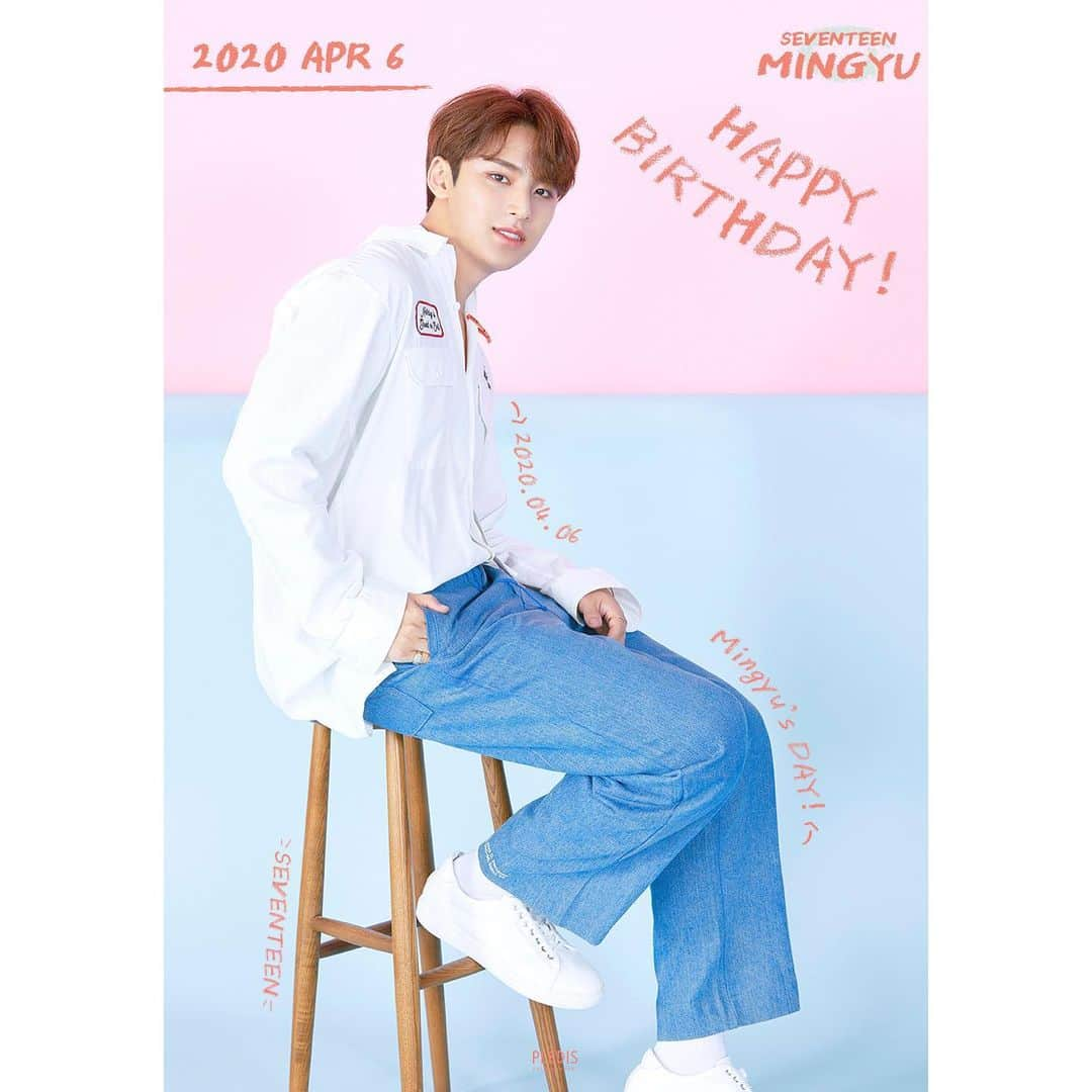 SEVENTEENさんのインスタグラム写真 - (SEVENTEENInstagram)「🐶20200406 HAPPY MINGYU'S DAY🐶  #HAPPY_MINGYU_DAY 🎂  #민규 #MINGYU #SEVENTEEN #세븐틴」4月6日 0時00分 - saythename_17