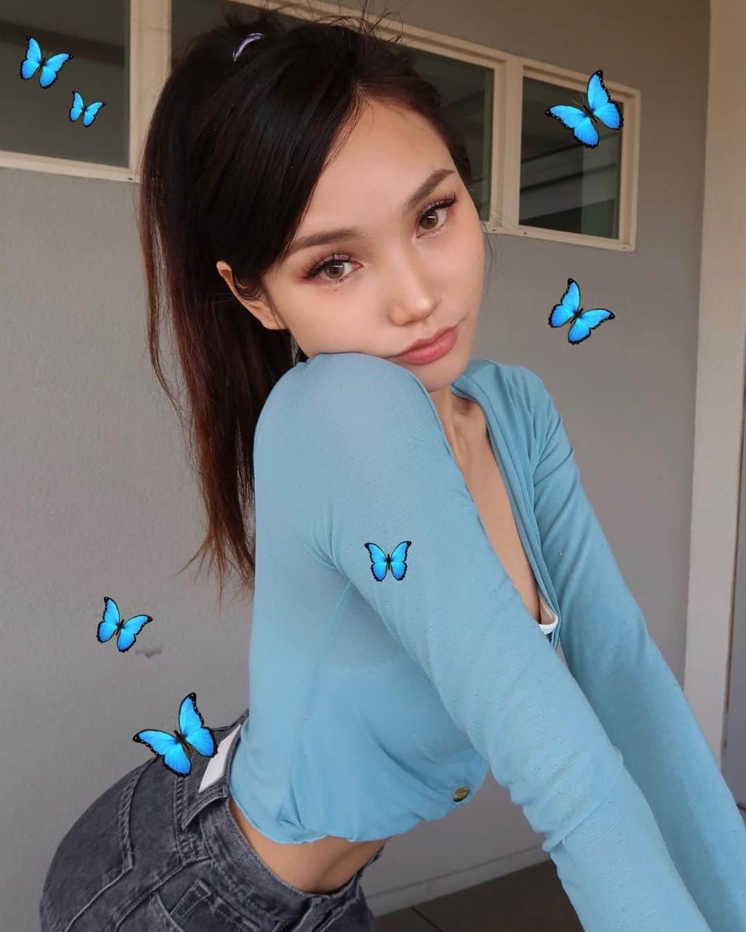 Water Lynnさんのインスタグラム写真 - (Water LynnInstagram)「Hi say it back🦋🦋」4月6日 12時09分 - immwater