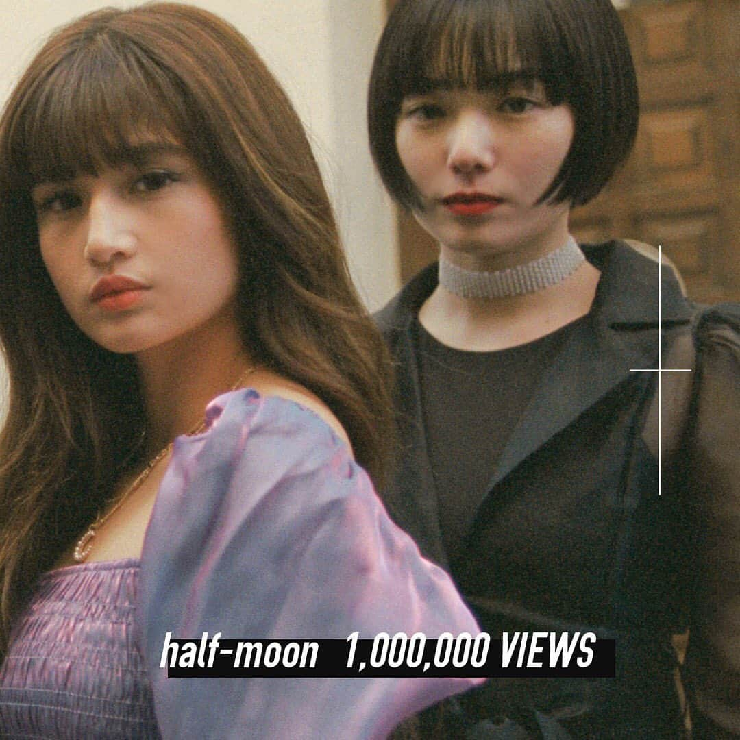 FAKYさんのインスタグラム写真 - (FAKYInstagram)「🌓THANK YOU! OVER 1M VIEWS!!🌓﻿ 「half-moon」のMusic Videoが﻿ 早くも、100万回再生を突破🎉﻿ ありがとうございます✨﻿ ﻿ 「half-moon」メイキング映像もYouTubeにて﻿ 公開中🎬﻿ ﻿ #FAKY #halfmoon #半月が綺麗ですね﻿ #Mikako #Taki #Akina #Hina #LilFang﻿」4月6日 12時31分 - fakyjp