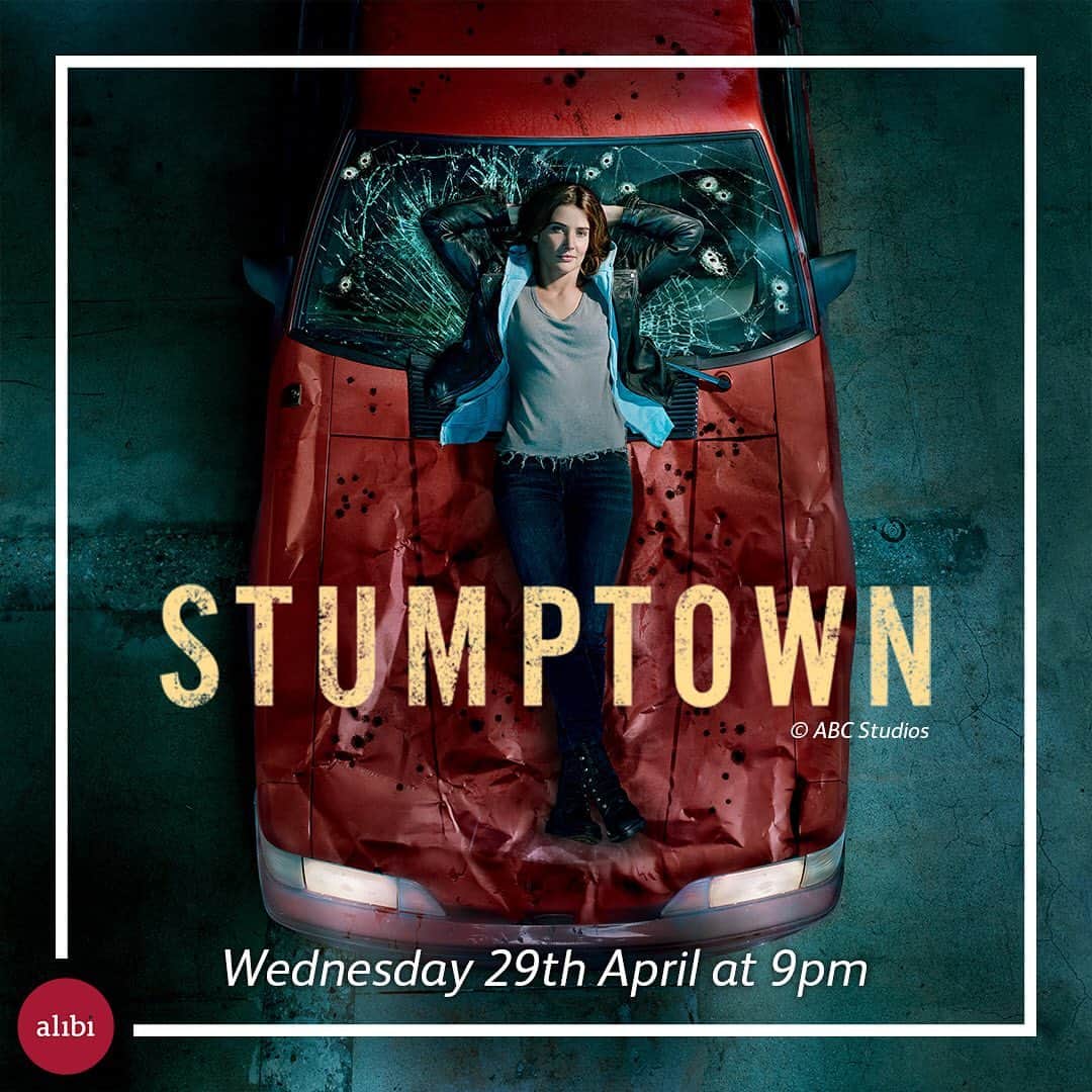 コビー・スマルダーズのインスタグラム：「Hey UK! Hope everyone is safe and sound. Wanted to let you know the my new show #Stumptown lands on @alibichannel on 29th April at 9pm. Very excited to share it with you all!」