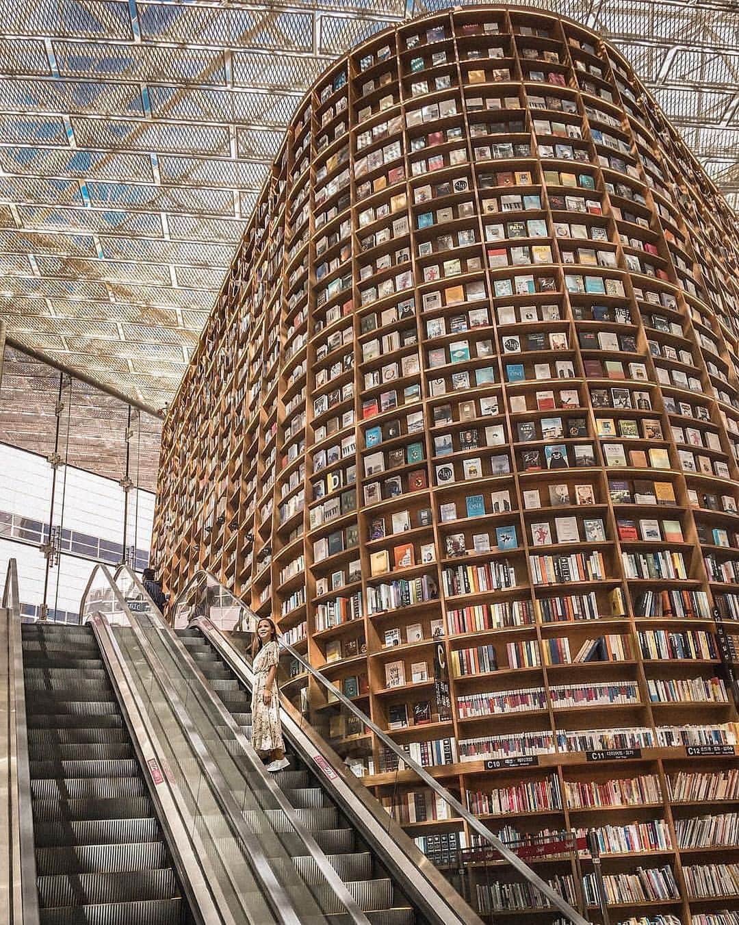Earth Picsさんのインスタグラム写真 - (Earth PicsInstagram)「A reader’s dream 📚 in Seoul, South Korea 🇰🇷 tag someone who loves to read books! . . Photo by @anniepwanderlust」4月6日 10時34分 - earthpix