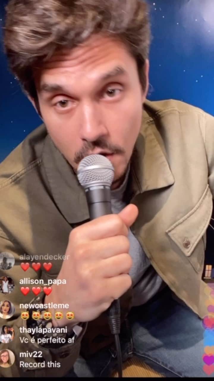 ジョン・メイヤーのインスタグラム：「As performed on @currentmood, a song I wrote to remind you that every bit of who you were before this crisis began still resides inside you.」