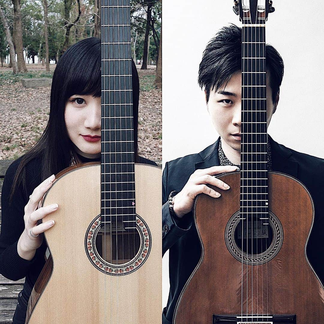 猪居亜美さんのインスタグラム写真 - (猪居亜美Instagram)「裏側の人。 with my brother 🤷🏻‍♀️🤷🏻‍♂️ . . . . . . . #classicalguitar#classicalguitarist#guitar#guitarist  #music#musician#japanesegirl#portrait#japan#fashion#style#ootd#coordinate#code#makeup#make#クラシックギター#クラシックギタリスト#ギタリスト#ギター」4月6日 15時15分 - ami_noi23