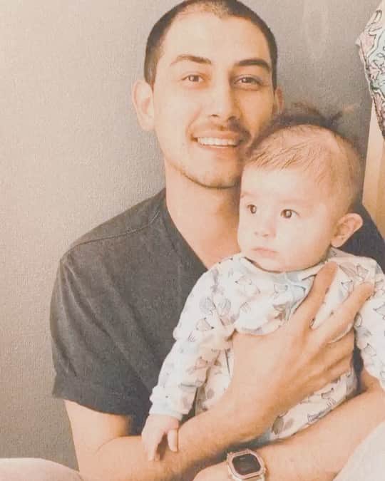 座間アキーバのインスタグラム：「#stayhome #fatherandson #坊主」