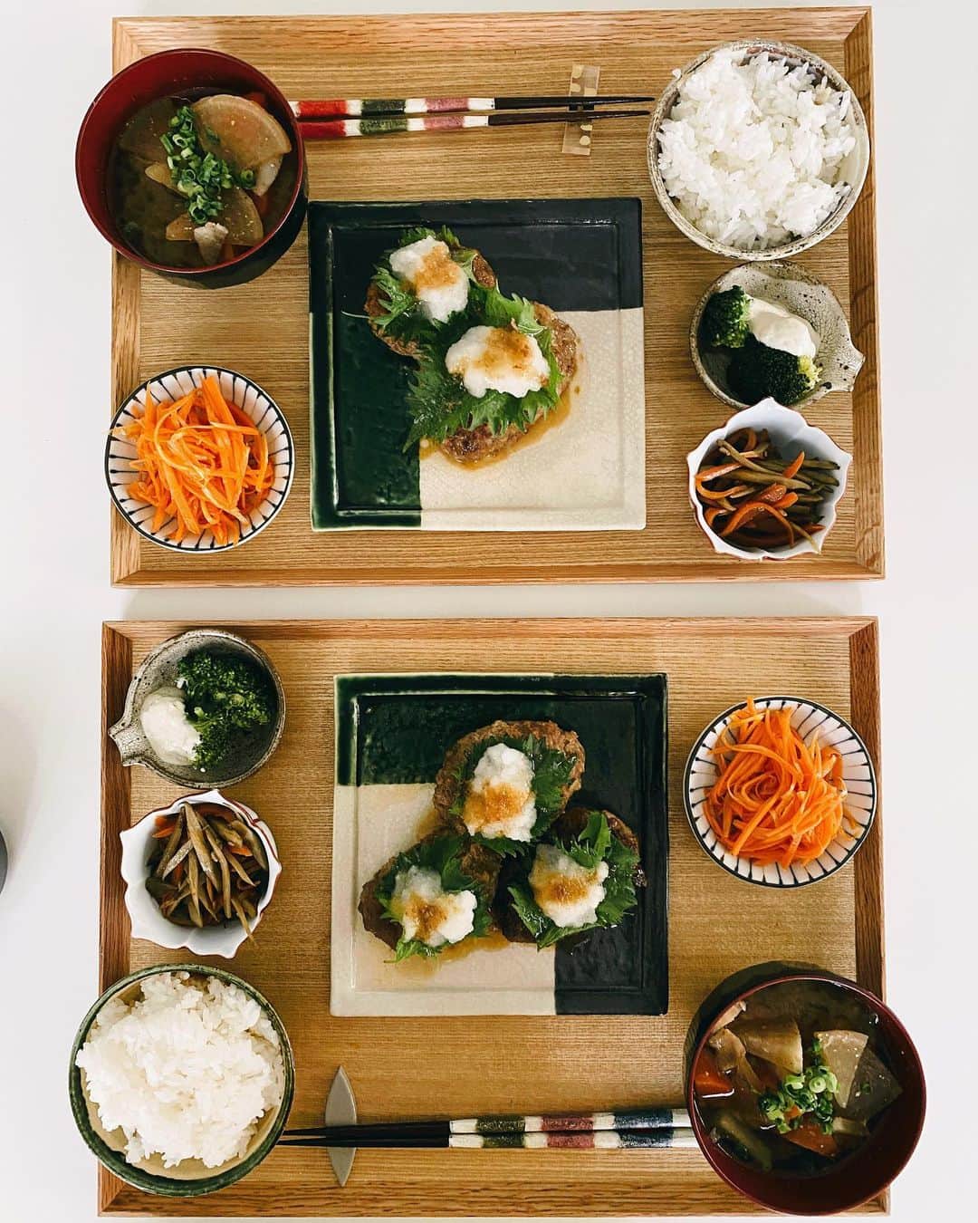 柏木作夢さんのインスタグラム写真 - (柏木作夢Instagram)「ごちそうさまでした🍱  #nagimeshi#dinner#foodporn#おうちごはん#和風ハンバーグ」4月6日 18時58分 - samukashiwagi