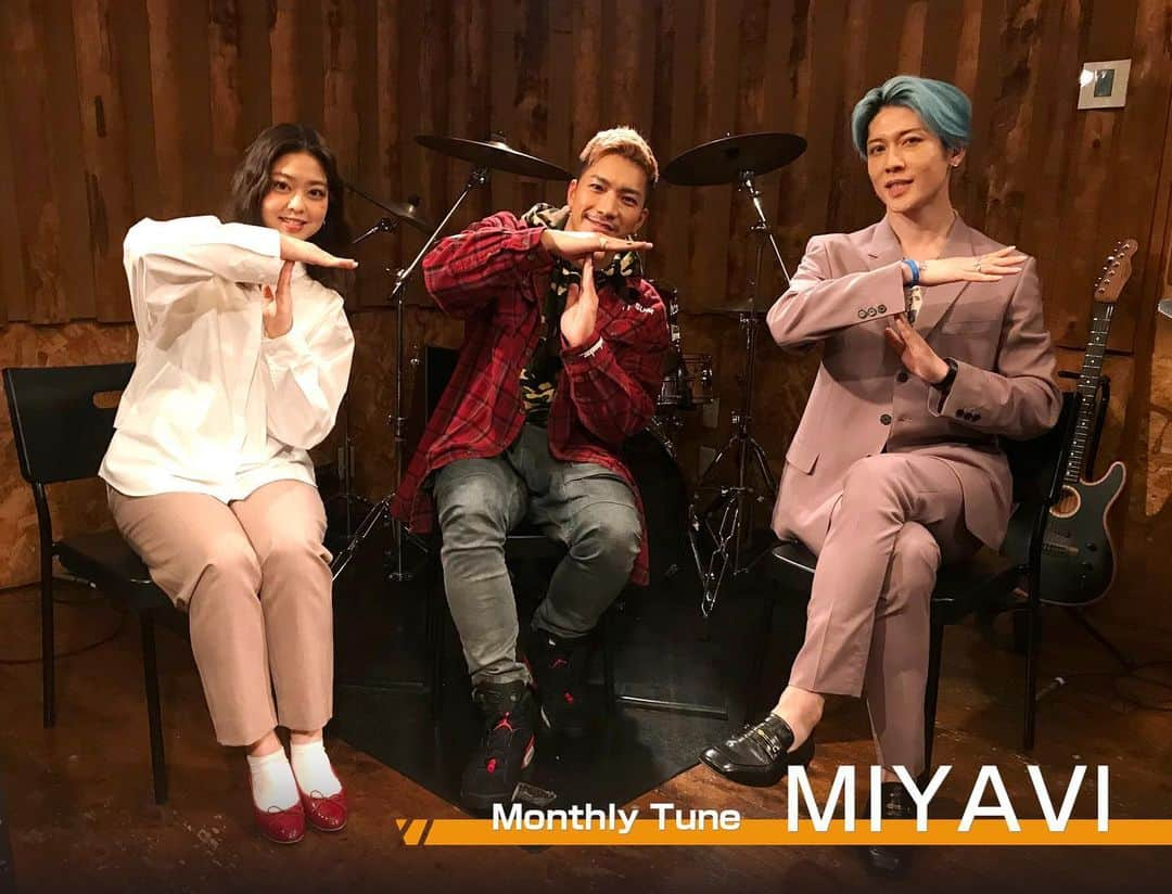 フジテレビ「Tune」さんのインスタグラム写真 - (フジテレビ「Tune」Instagram)「. ／ Next On Air 🏠☀️ 4/9(木) 27:10〜 ＼ . 🎸Monthly Tune🎸 MIYAVI . 🎤まるTune🎤 MaRuRi × ジェジュン . ♬Ending♬ EUPHORIA「桜色の旅立ち」 . お楽しみに‼️🌸 . #MIYAVI #MaRuRi #まるりとりゅうが  #EUPHORIA #Tune #SWAY. . ※編成の都合上、放送時間が変更になることがございます。 詳しくは当アカウント プロフィール内URLをチェック👀✨」4月6日 19時31分 - cx_tune