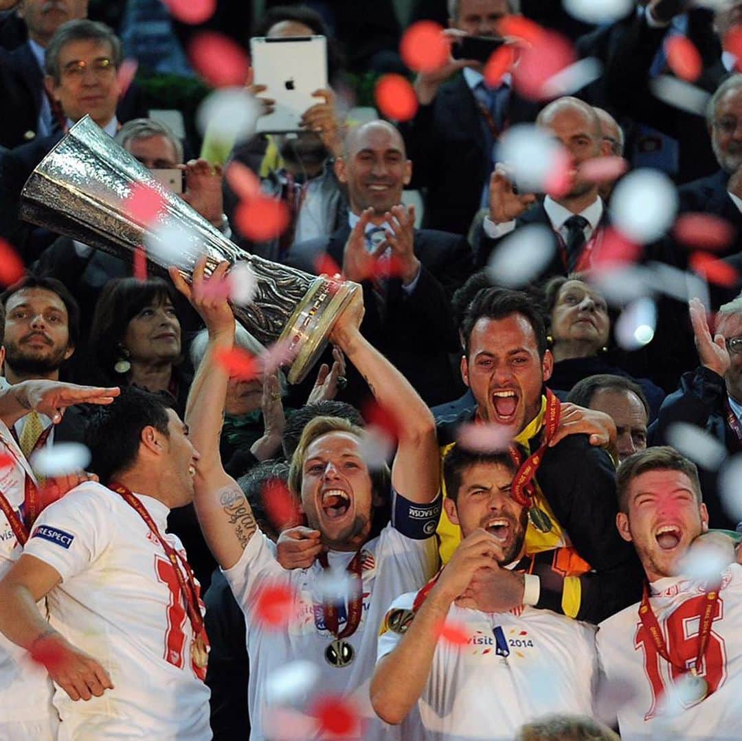 イヴァン・ラキティッチのインスタグラム：「3/5 #los5deRakitic #The5ofRakitic  @sevillafc 🆚 Benfica 🏆 Final UEFA Europe League 📆 15/May/2014 🏟 Juventus Stadium ⚽️ Score: 0-0 (4-2 penalties)」
