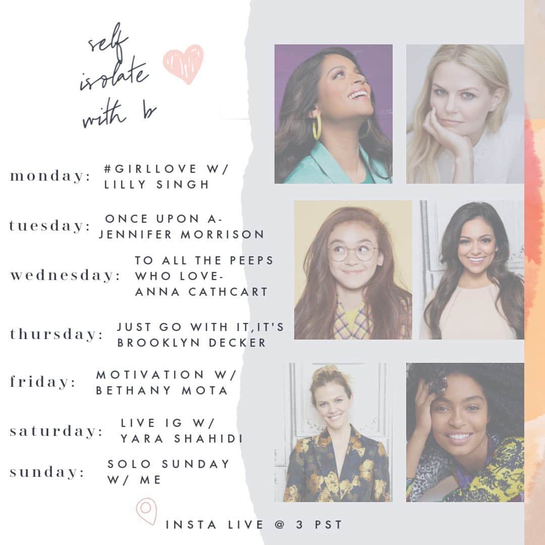 ベイリー・マディソンのインスタグラム：「So thankful for the friends that have joined #SelfIsolateWithB and so happy for who’s joining this week!!! 💗💞 While some of us have the ability to stay home, we do know how hard it can be on our mental health with all that’s going on, so it’s been a joy spending time with you every day and hearing how you are. Hoping you and your loved ones are staying safe and staying home if you have the ability to, and we can’t wait to see you every day this week and check in ❤️ as always, the most grateful thank you to all those on the frontline of this around the world from doctors, nurses, hospital clean up staff, grocery store workers, security guards and more- thank you for putting your lives at risk for the safety of ours 💗 ps thanks sissy @kaitlinvilasuso for making these templates every day from home miss you!!」