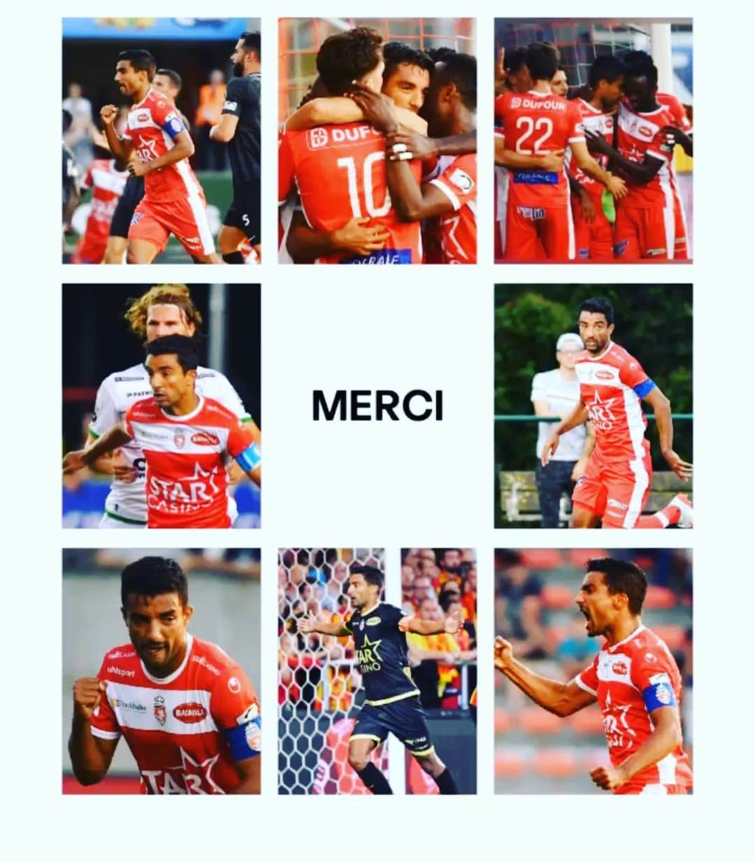 サミ・アラギのインスタグラム：「Thank you @royalexcelmouscron 🙏🏽 It was a short ,but an intense and nice time 😀. I wish the team and the Club all the best for the Future !! Stay healthy 🙏🏽🙏🏽🙏🏽」