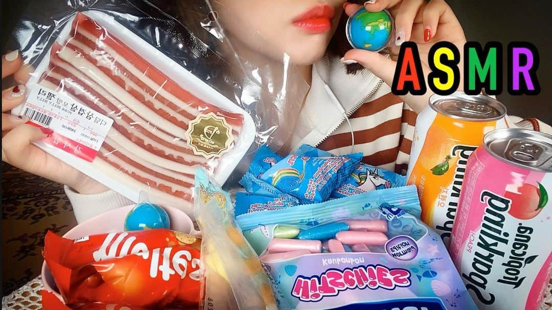 チョン・ユネ さんのインスタグラム写真 - (チョン・ユネ Instagram)「오늘 컨텐츠는 오랜만에 #ASMR #MUCKBANG 특이한 젤리들로 준비했습니다 🤤 3시에 업로드 할게요 !」4月7日 10時53分 - yoonhye.chung