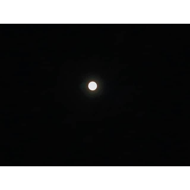 木部明美さんのインスタグラム写真 - (木部明美Instagram)「・ スーパームーン🌝 いつもより明るく輝いてみえますよ🌕 ・ ・ #こんな時こそ#空を見上げて#良き日々が早く訪れますように#🍡」4月8日 0時35分 - kibeburu