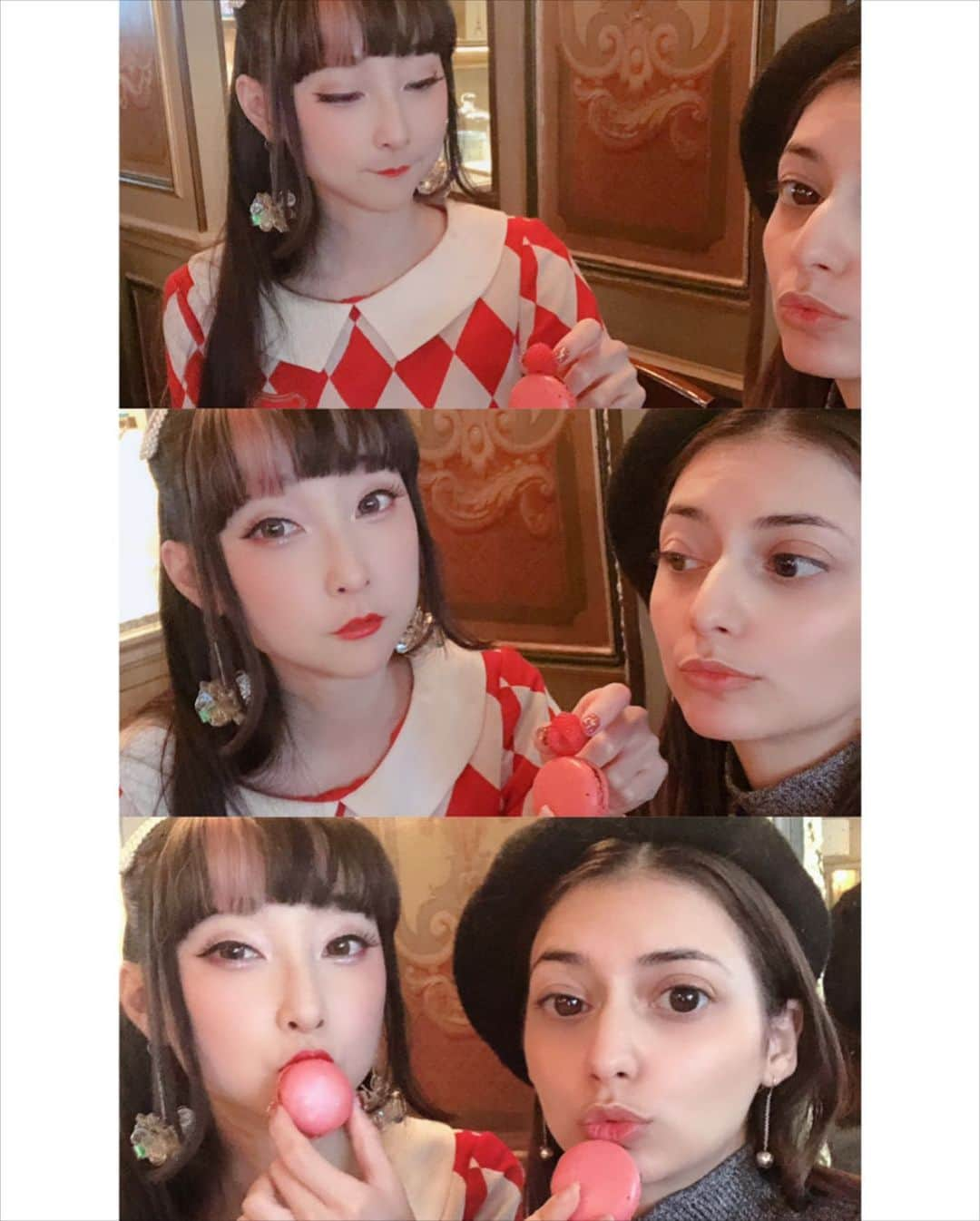 RinRinさんのインスタグラム写真 - (RinRinInstagram)「Parisian Foods 🤤 throwback to all the foods I ate during my trip back in December~ everyday so fancy and delicious!  パリで毎日食べ物が豪華✨ . . At Laduree, we went in around noon hearing that they had a special Christmas menu set.  We found out there that it was only available for brunch, but the chef was willing to make it for us.  Too kind 😭 and so delicious 😋 ラデュレでクリスマス限定メニューがあるって聞いてお昼に行ってみたら、結局朝で終わってしまったみたいけど、特別に作ってくれました。本当に優しすぎる😩💕 . . Ate at Angelina for the first time, the seating area was beautiful and the food delicious. I wanted to try their chestnut montblanc but was more tempted by their salmon and French toast set 😋 アンジェリーナで初めて食べてきた〜インテリアも素敵で、食べ物めっちゃ美味しかった〜有名なモンブラン食べるつもりだったけど、結局ブランチセットのサーモンとフレンチトーストに引かれてしまった…今度モンブランにする！😂 . . For Thoumieux, it was a buffet type brunch~ so many delicious French cuisine choices! I immediately ate and forgot to take photos😂 I tried so many new foods that day✨ Thoumieuxでブュッフェブランチでした〜定番なフランス料理の選択多くて、ブュッフェだから全部一気に試しできてすごい良かった✨もう食べ物に集中しすぎて写真撮るのを忘れた😂めっちゃ美味しかった！ . . On the last day I ate ramen with the girls at Hakata Choten 🍜 it was so popular we lined up outside in the cold for 30min 😂 it definitely hit the spot, warm and savory🤤 最後の日にみんなとラーメン食べてきた🍜めっちゃ人気なとこで、外寒いのに、30分でも並んでた😂やっぱり美味しかった♪ . . Stay safe everyone 🙏🏻 . . 👉🏻 #rinrininparis . . #rinrindoll #paris #travelparis #laduree #angelina #thoumieux #パリ #旅行 #ラデュレ #アンジェリーナ #パリグルメ #hakatachoten」4月7日 17時31分 - rinrindoll