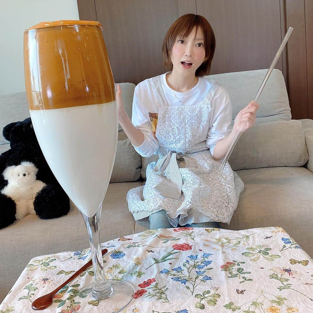 木下ゆうかさんのインスタグラム写真 - (木下ゆうかInstagram)「巨大ダルゴナコーヒーつくったよ！ #ダルゴナコーヒー #달고나커피 #youtube ️ #木下ゆうか  #kinoshitayuka  #木下佑香」4月7日 19時14分 - yuka_kinoshita_0204