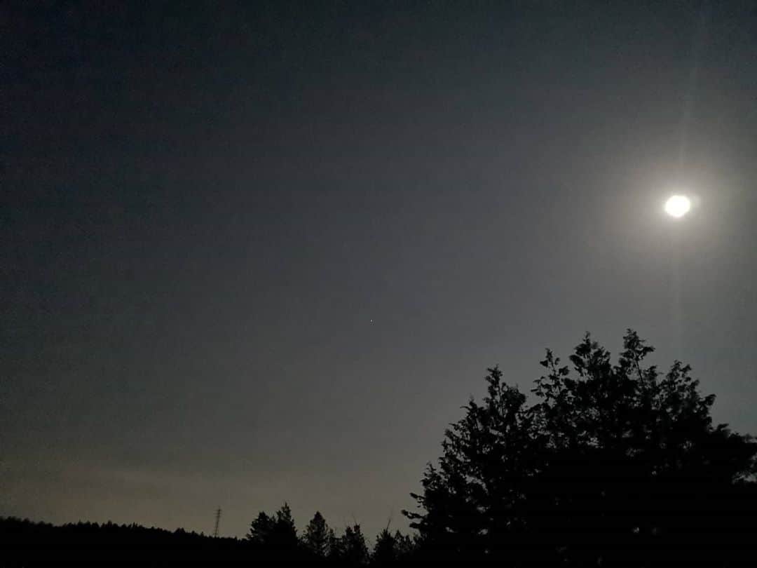 佐藤藍子さんのインスタグラム写真 - (佐藤藍子Instagram)「一足お先に、スーパームーン🌝  明日の輝きも楽しみです✨  #スーパームーン#月明かり#月#佐藤藍子 #aikosato #supermoon #moon #」4月7日 20時00分 - sato_aiko_official