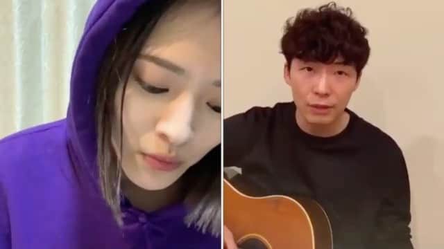 若菜のインスタグラム：「﻿ 星野源さんの"うちで踊ろう"﻿ 歌ってみました☺️﻿ ﻿ 素敵な曲すぎておうち時間が楽しくなる🎵﻿ ﻿ ﻿ ﻿ #星野源 さん﻿ #うちで踊ろう﻿ #おうち時間﻿ #stayhome﻿ #wakanatime」