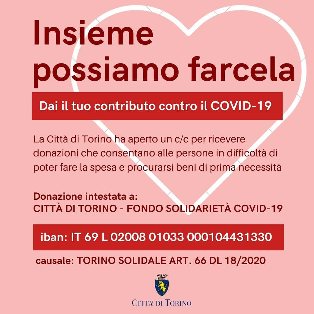 ジャンルイジ・ブッフォンさんのインスタグラム写真 - (ジャンルイジ・ブッフォンInstagram)「Una bella iniziativa della @cittaditorino che testimonia l’importanza della solidarietà.  #insiemecelafaremo #distantimauniti #torino #insiemepossiamofarcela #solidarietà」4月8日 0時21分 - gianluigibuffon