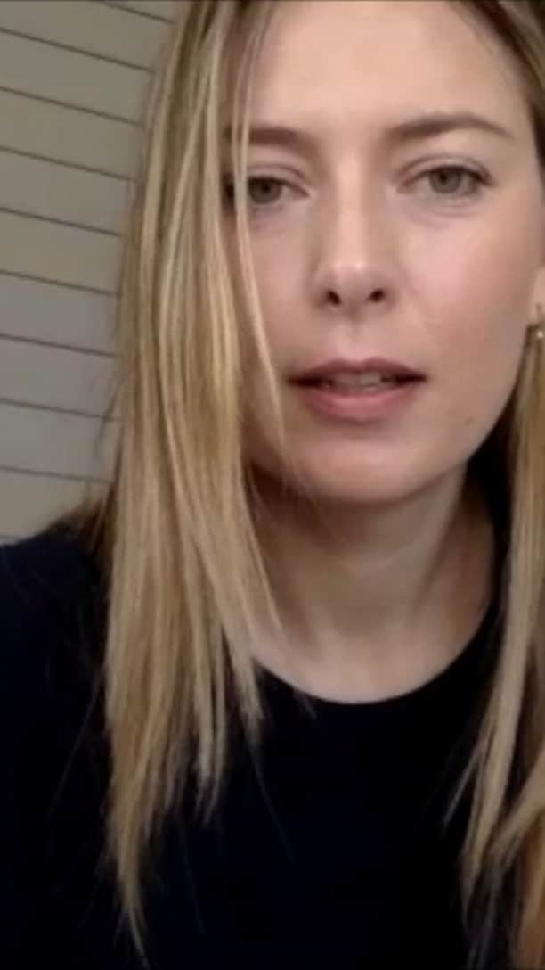 マリア・シャラポワのインスタグラム：「Marina joined me for a morning video chat from Germany, where she was in midst of rehearsals for a Maria Callas opera. Her mind is unlike anyone I’ve ever met. Through her art, she pushes her body to the extreme. She sets no limit. She’s fearless. Her autobiography is one of the best I’ve ever read--Truly! Let me know what you thought of our conversation!」