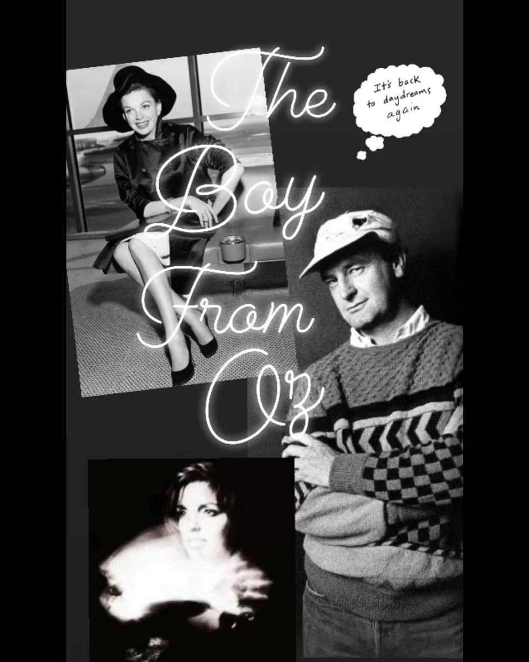大月さゆのインスタグラム：「「The Boy From Oz」公演中止のお知らせです。  5月に予定されておりました東京公演、大阪公演の公演中止が決定しました。 日頃から応援してくださる皆さま、心から感謝しております。そして皆さまの笑顔と健康を心からお祈りしております。  写真はストーリーの登場人物。Peter Allen❤️Judy Garland❤️ Liza Minnelli❤️ミュージカルの神様が見守っていてくださいますように。  #theboyfromoz」