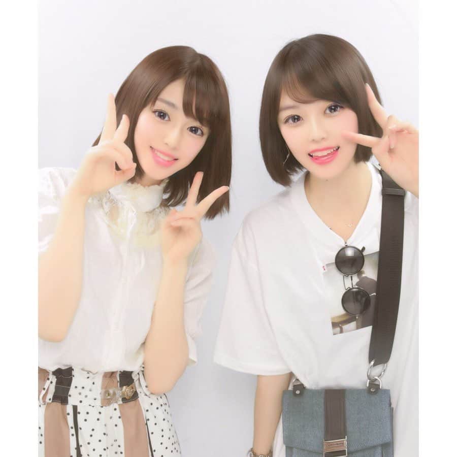 白石聖のインスタグラム：「伊織ちゃん×藍子ちゃん👯‍♀️プリクラ集」