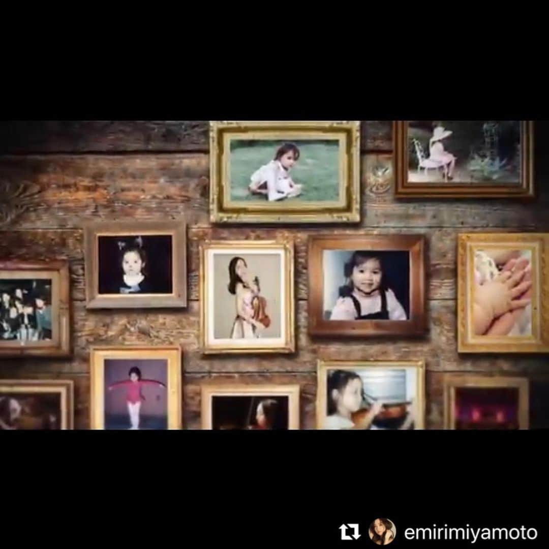 のインスタグラム：「my friend @emirimiyamoto ‘s new album is out now ! 🎻 夕飯の後に家族揃って食卓でMVを観て、みんなで笑顔。 長女は「きれいなメロディー、もう一回聴きたくなるメロディー💕」と言っていました。皆さまもお家でgood musicを、ぜひ！  #Repost @emirimiyamoto with @make_repost ・・・ ‪ ‬ ‪ ‬ 愛を込めて。‪ ‪ ‬ ‬ ‪ ‬ ‪ ‬ ‪ ‬ ‪是非、ご覧下さい。 ‬ ‪ ‬ 「Life」より収録曲『Bitter Love』MV Short Ver.公開です。‪ ‬ ‪ ‬  https://youtu.be/17UE57SY-eo」