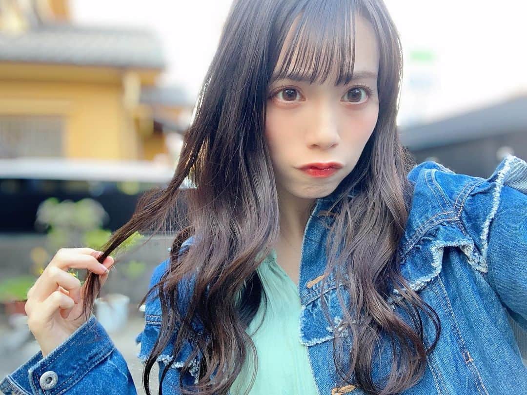 宇佐美幸乃さんのインスタグラム写真 - (宇佐美幸乃Instagram)「あお似合う？😛 可愛くして自撮りしても、みんなに見せることしかできないから、、、 反応たくさんくれると嬉しい」4月8日 22時23分 - usami_yukino