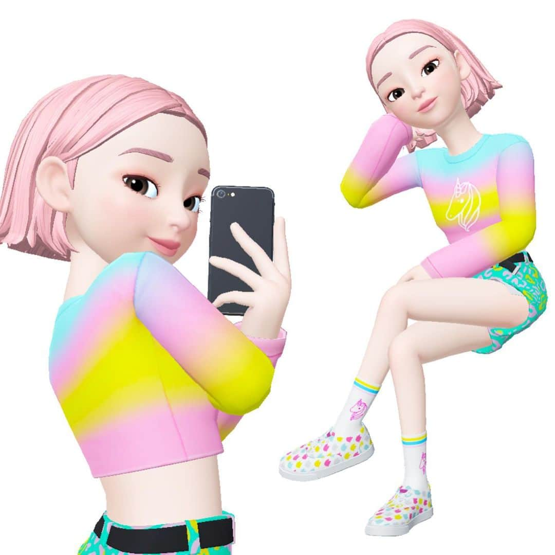 アイリーン・キムさんのインスタグラム写真 - (アイリーン・キムInstagram)「Surprise! @ireneisgoodlabel has officially partnered with @zepeto.official to bring you our goodies to the virtual game world! Just a little gift to all of you to put you in a good mood. Come hangout, dress up, and shop with me 🦄 We have some really cool announcements coming so stay tuned💖 #ireneisgoodxzepeto #goodforyou #ireneisgood #ZEPETOWorld #zepeto #제페토」4月8日 23時12分 - ireneisgood