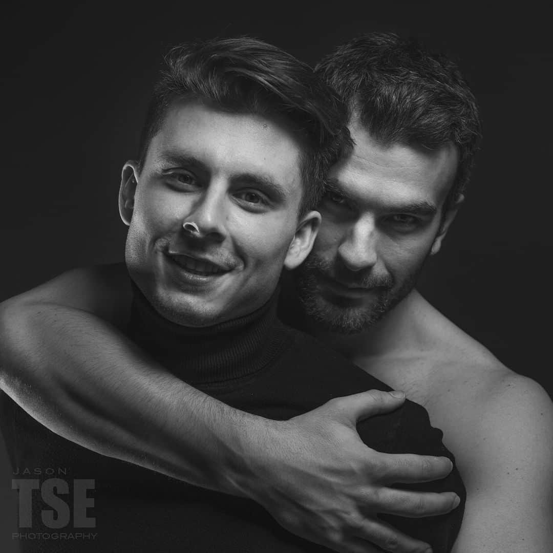 エリック・ラドフォードのインスタグラム：「He’s mine! #husbands #loveislove #myfavourite #yourestuckwithme 📸: @tsefuphoto」
