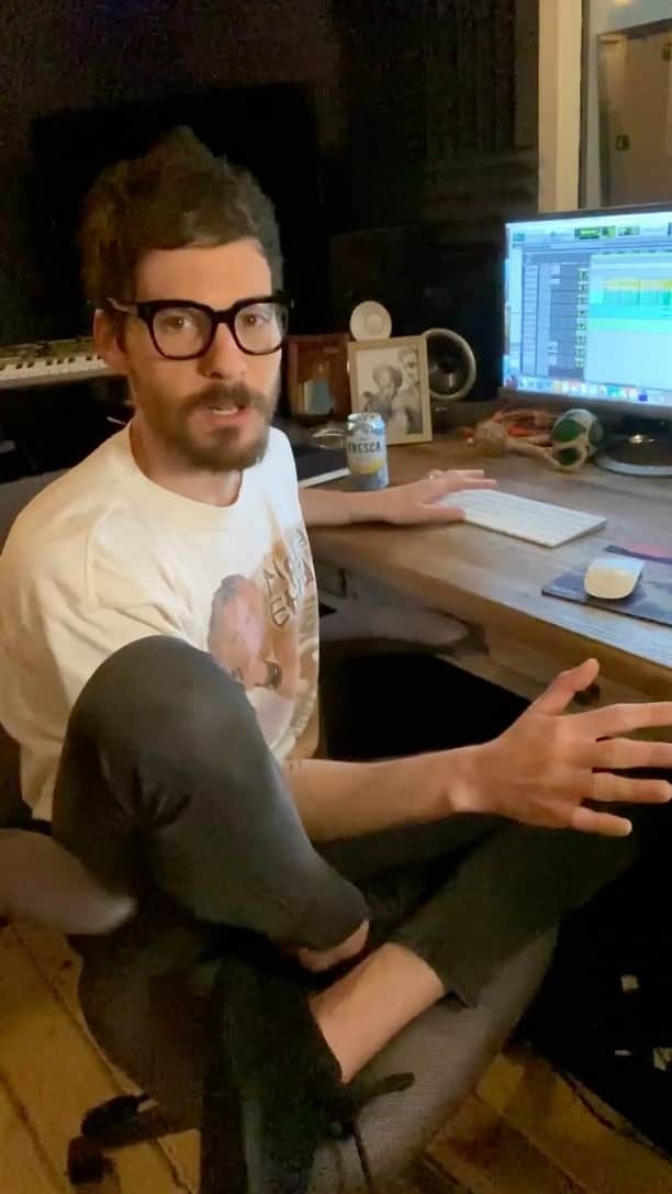 マシュー・カマのインスタグラム：「Here’s a little behind the writing / recording / production of “CVS” by my band @winnetkabowlingleague」