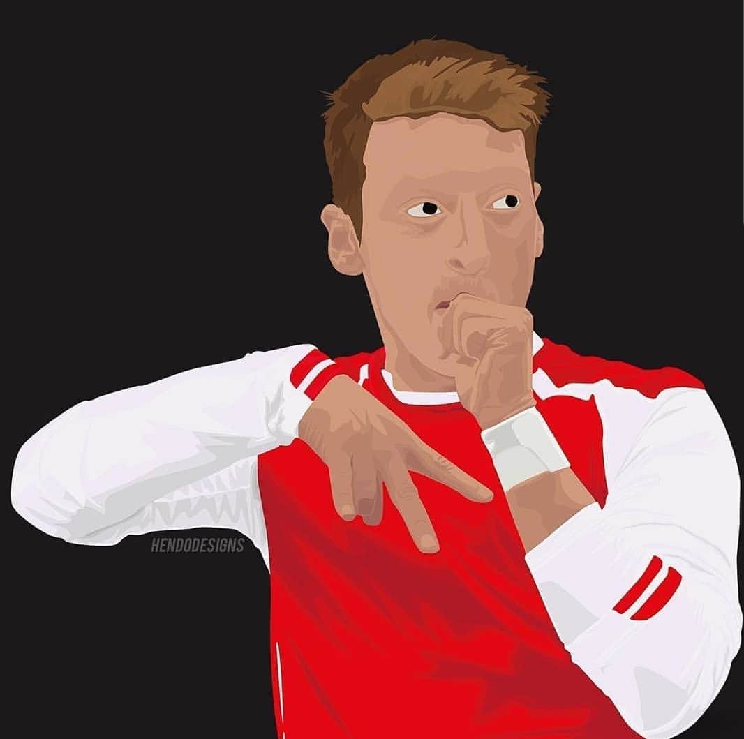 メスト・エジルのインスタグラム：「〽️♥️ #M1Ö」
