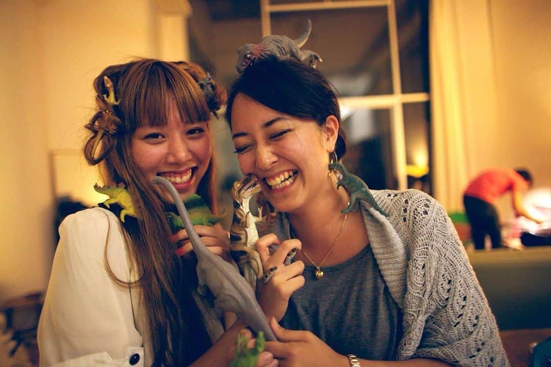 草野絵美のインスタグラム：「Happy birthday Yuka❤️9 years ago we met✨ #sanfransokyogirl 😎 I miss you! You are always my gyorome sister💓  #一生仲仔 #我等友情永久不滅  photo by @tomosaito」