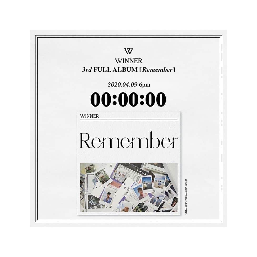 カン・スンユンさんのインスタグラム写真 - (カン・スンユンInstagram)「오늘 오후 여섯시!!!!💙 #Wemember_Remember #WINNER #위너 #3rdFullAlbum #Remember #AlbumRelease #D_Day #20200409_6pm #YG」4月9日 9時00分 - w_n_r00