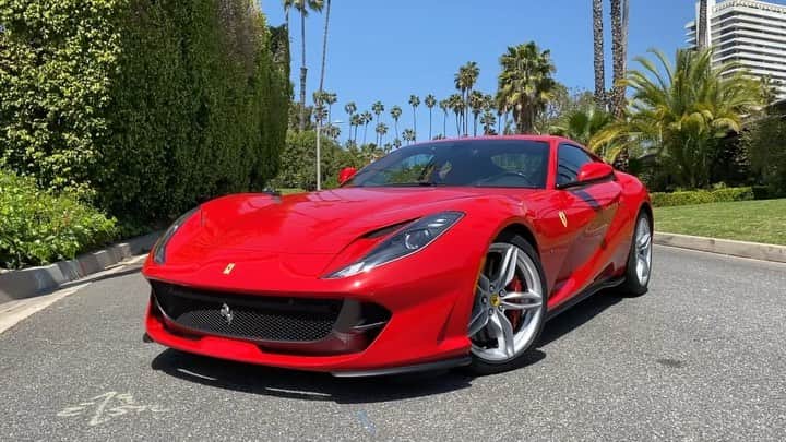 Dirk A. Productionsのインスタグラム：「⚡️MAKE IT YOURS! 2019 Ferrari 812 SuperFast • A true collectable & investment Ferrari • 7,100 Miles 🚨Want it? DM or TEXT (424) 256-6861」