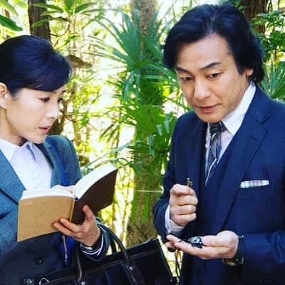 片岡愛一朗のインスタグラム：「今名探偵神津恭介放送中です。 #片岡愛之助 #水野真紀 #宇梶剛士  #藤井隆 #前田亜季 #里見浩太朗  #舞羽美海 #stayhome」
