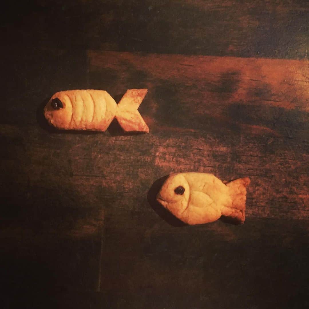 大鋸一正のインスタグラム：「魚クッキー。」
